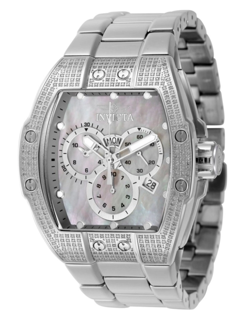 Invicta - Invicta S1 Rally 45690 Relógio de Homem Quartzo  - 44mm - Com 336 diamantes