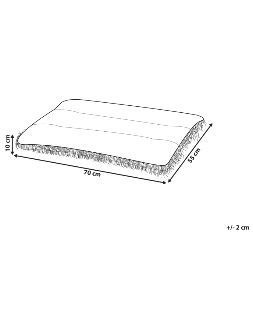 imagem de Cama para animal de estimação em veludo laranja 70 x 55 cm ERGANI2