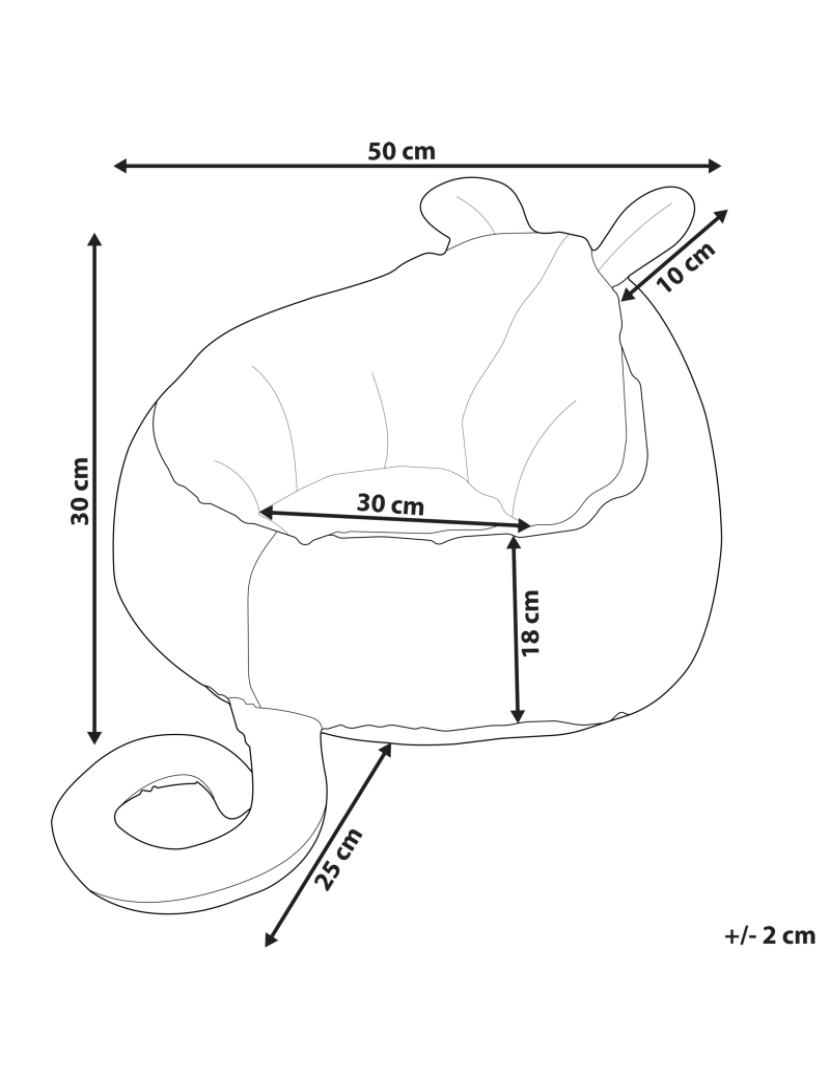 imagem de Cama para animal de estimação laranja 50 x 45 cm HASSA2