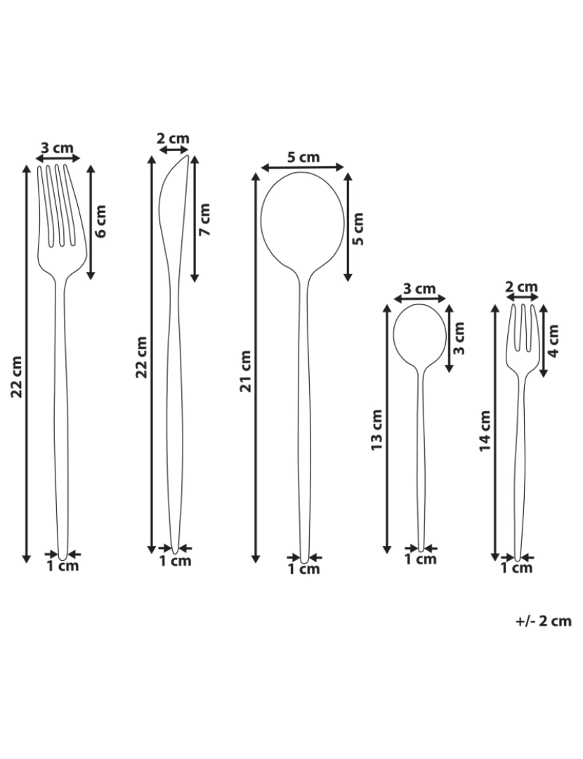 imagem de Conjunto de talheres Preto RIGATONI3