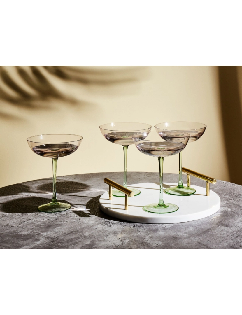 Beliani - Copos Martini DIOPSIDE