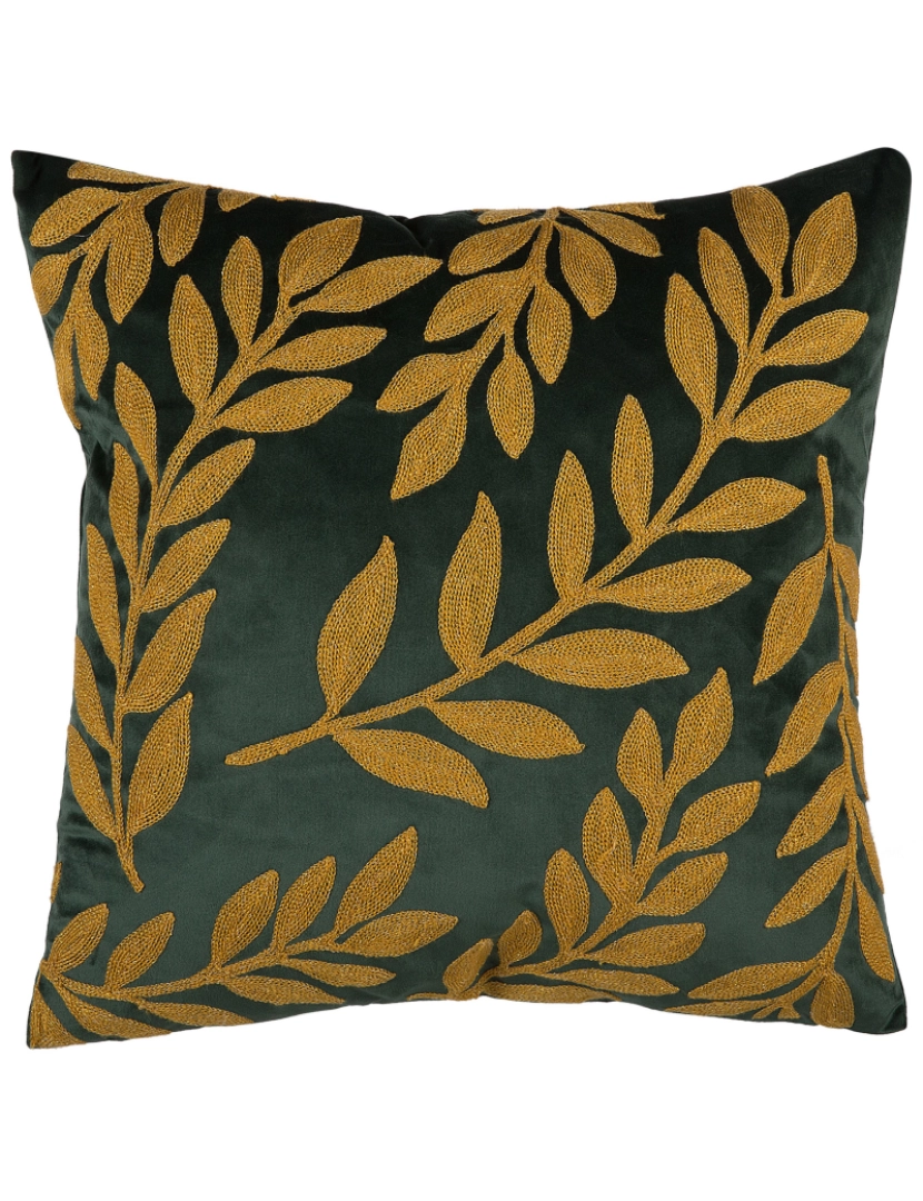 imagem de Conjunto de 2 almofadas Veludo Verde MISTLETOE 45 x 45 cm4