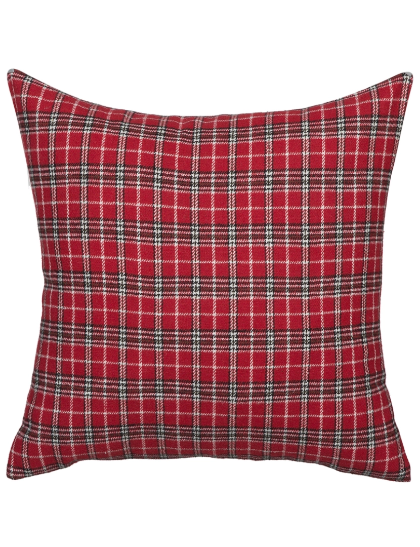 imagem de Conjunto de 2 almofadas Vermelho escuro COMET 45 x 45 cm5