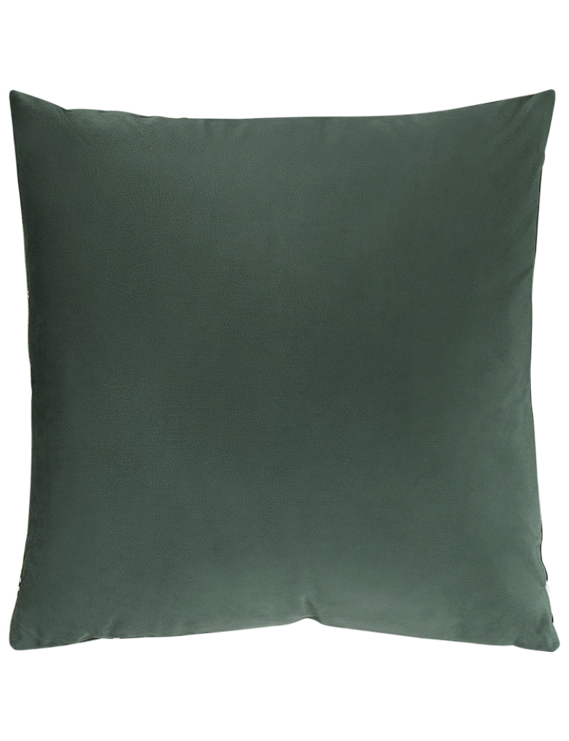 imagem de Conjunto de 2 almofadas Veludo Verde escuro ALYSSUM 45 x 45 cm5