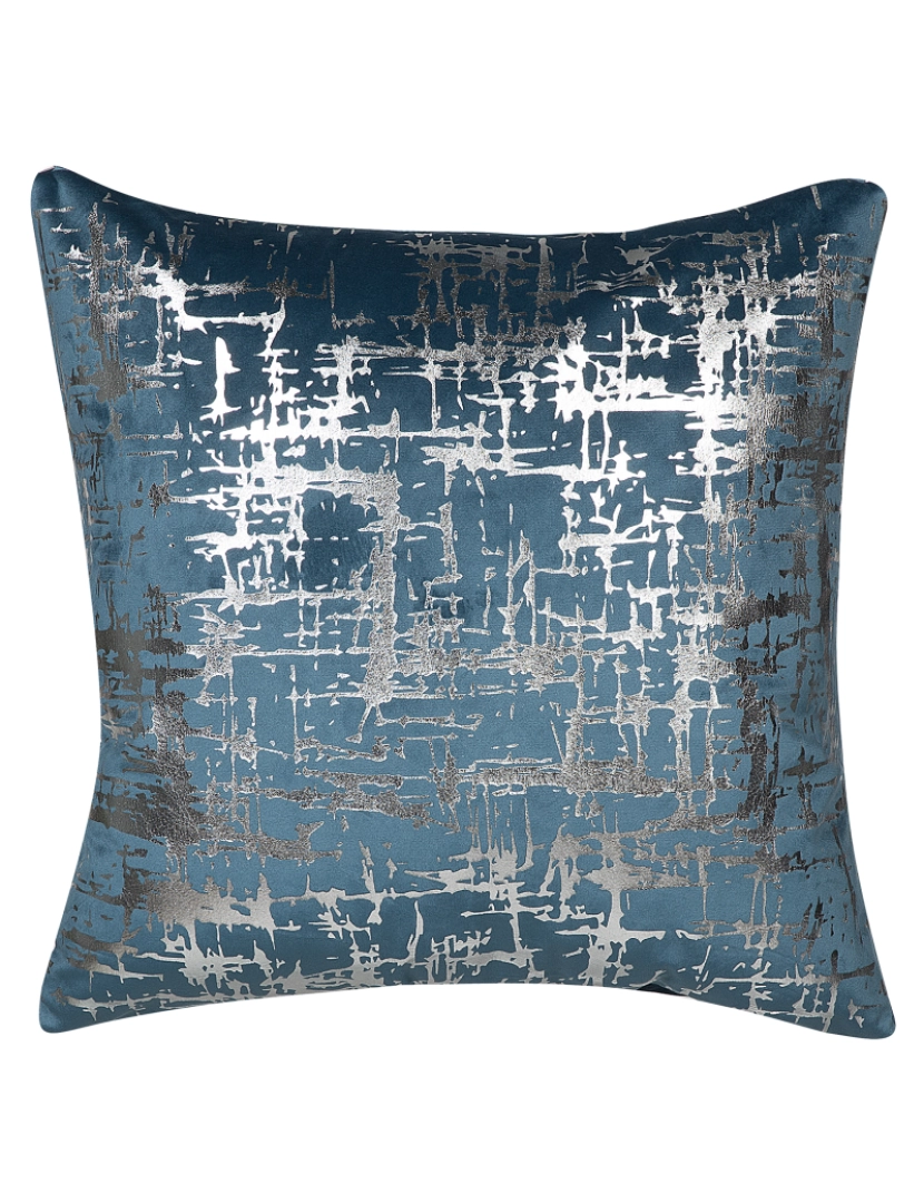 imagem de Conjunto de 2 almofadas Veludo Azul GARDENIA 45 x 45 cm4