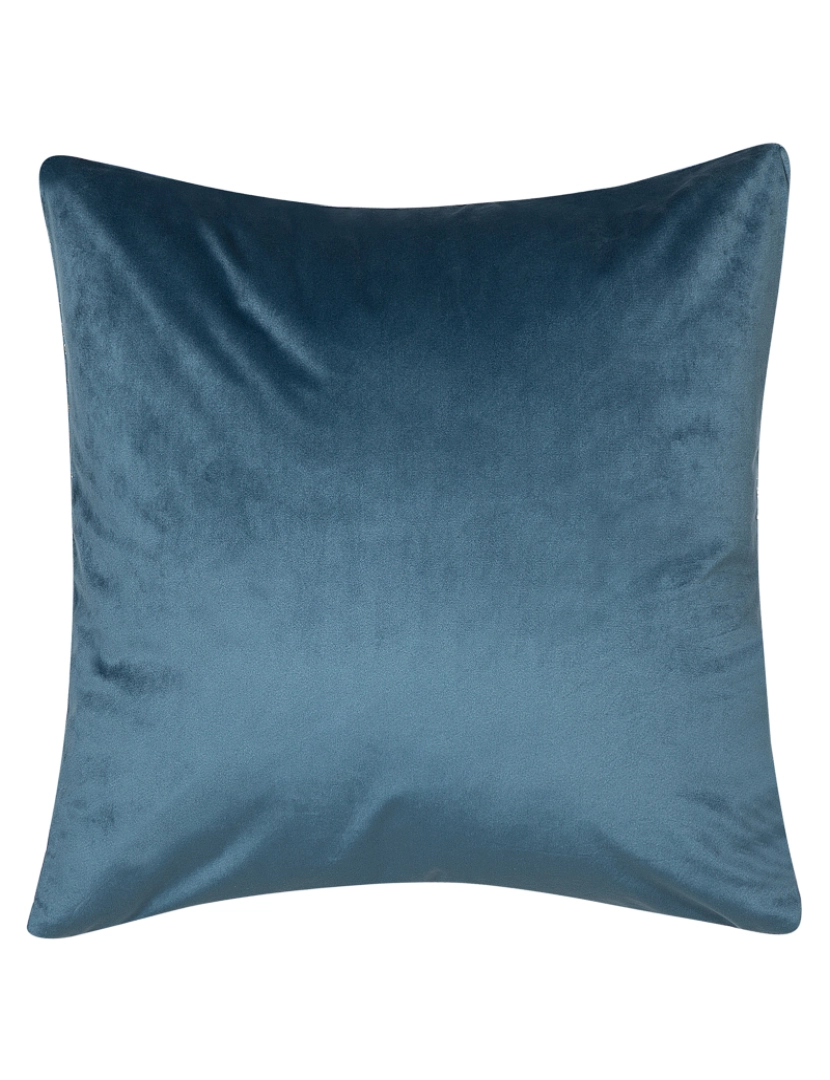 imagem de Conjunto de 2 almofadas Veludo Azul GARDENIA 45 x 45 cm5