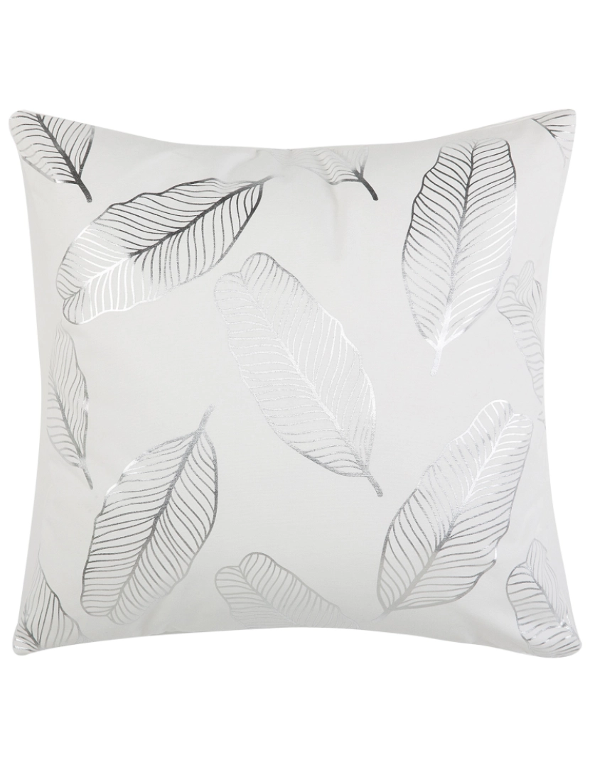 imagem de Conjunto de 2 almofadas Algodão Branco FREESIA 45 x 45 cm4