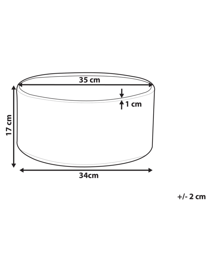 imagem de Vaso para plantas efeito mármore ⌀ 35 cm VALTA3