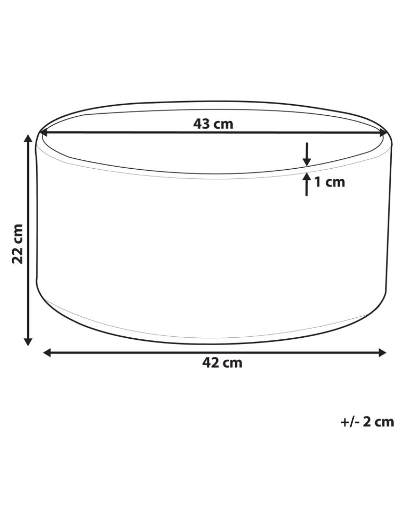 imagem de Vaso para plantas efeito de mármore ⌀ 43 cm VALTA3