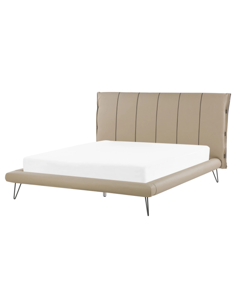 imagem de Conjunto creme de 4 peças para quarto de dormir cama de 160 x 200 cm BETIN3