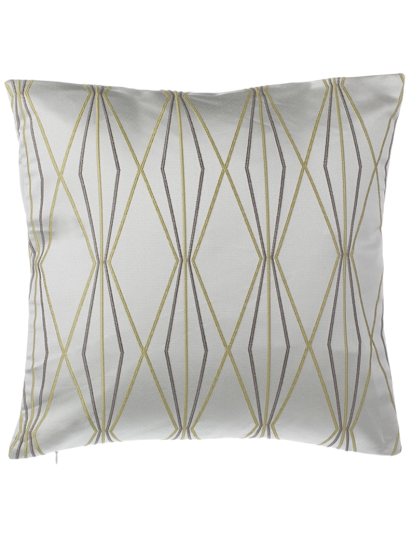 imagem de Conjunto de 2 almofadas Branco FENNEL 45 x 45 cm4