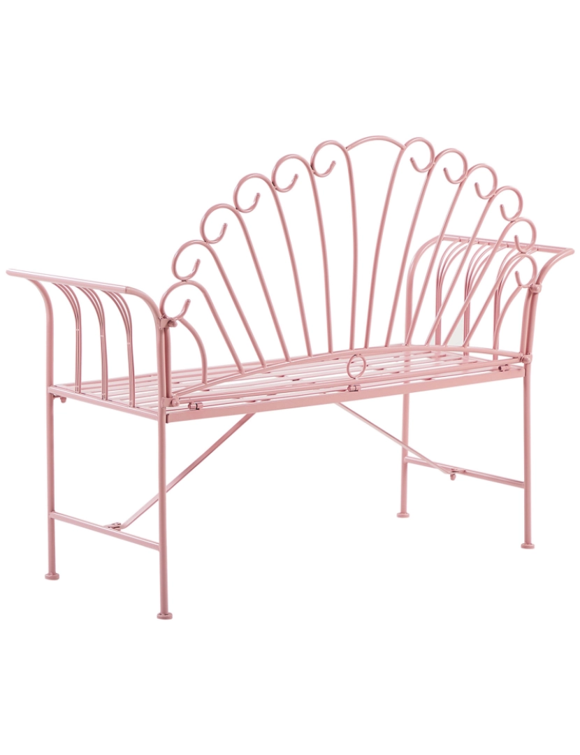 imagem de Banco Metal 125 cm Rosa CAVINIA5