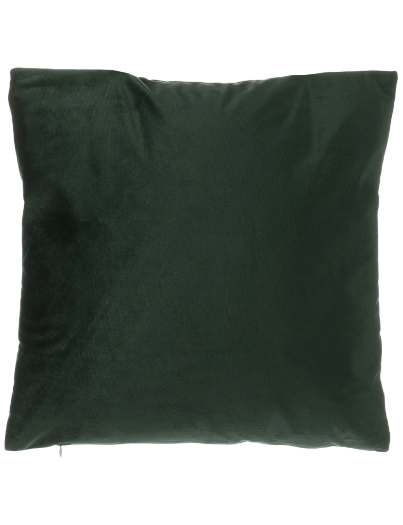 imagem de Conjunto de 2 almofadas Veludo Verde escuro FERN 45 x 45 cm5