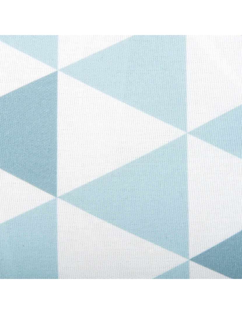 imagem de Conjunto de 2 almofadas Azul TRIFOS 40 x 40 cm8