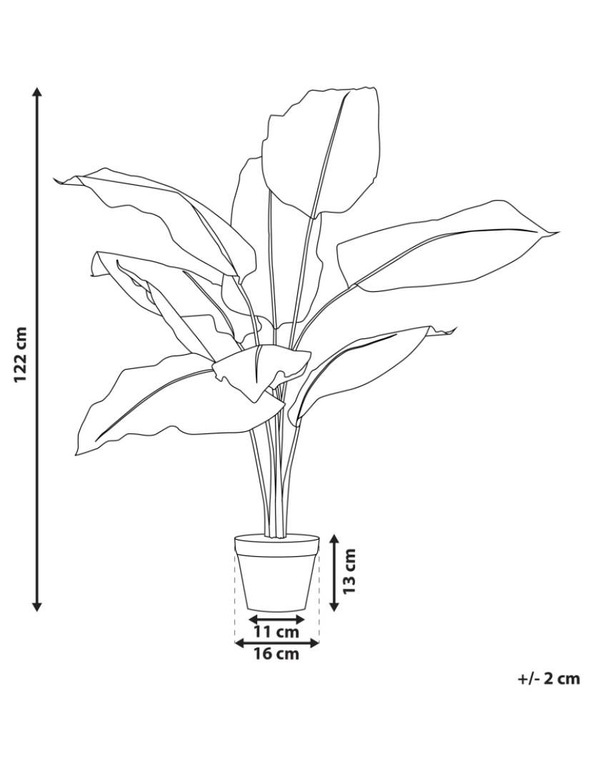 imagem de Planta artificial em vaso 122 cm DIEFFENBACHIA3