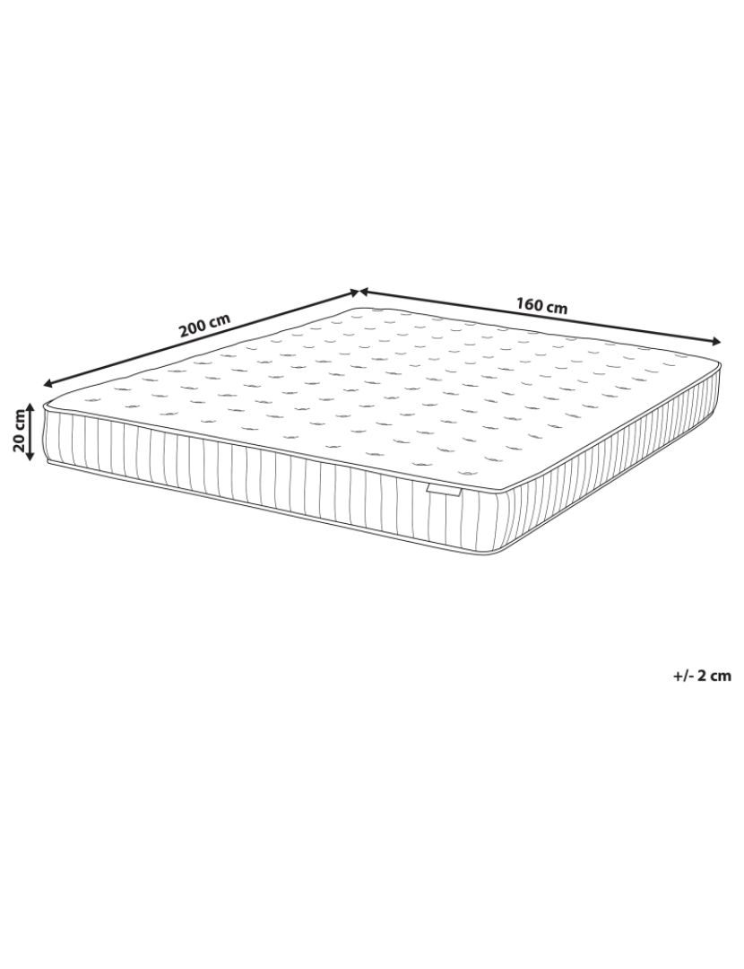 imagem de Colchão de molas 160 x 200 cm Tamanhos Diversos3