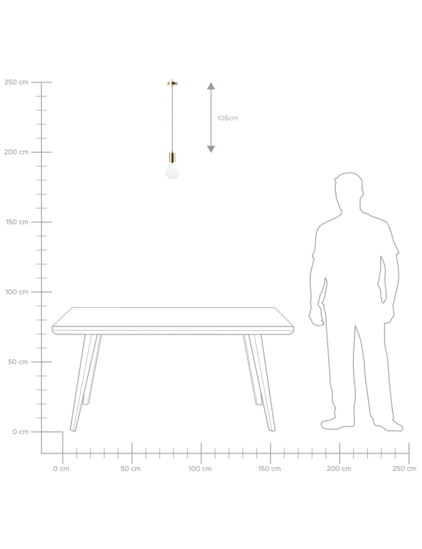 imagem de Conjunto de 2 candeeiros de teto em vidro transparente e dourado ANZA6