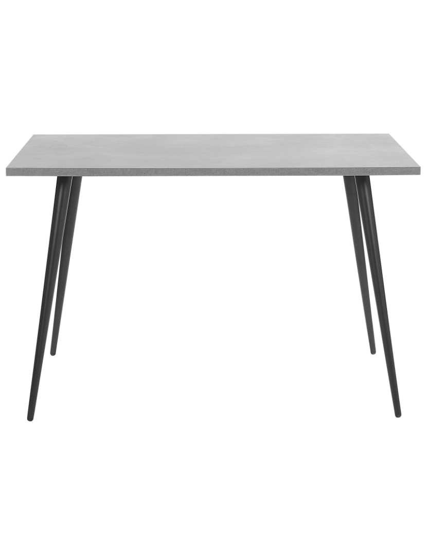 imagem de Mesa de jantar com efeito de concreto 120 x 80 cm SANTIAGO4