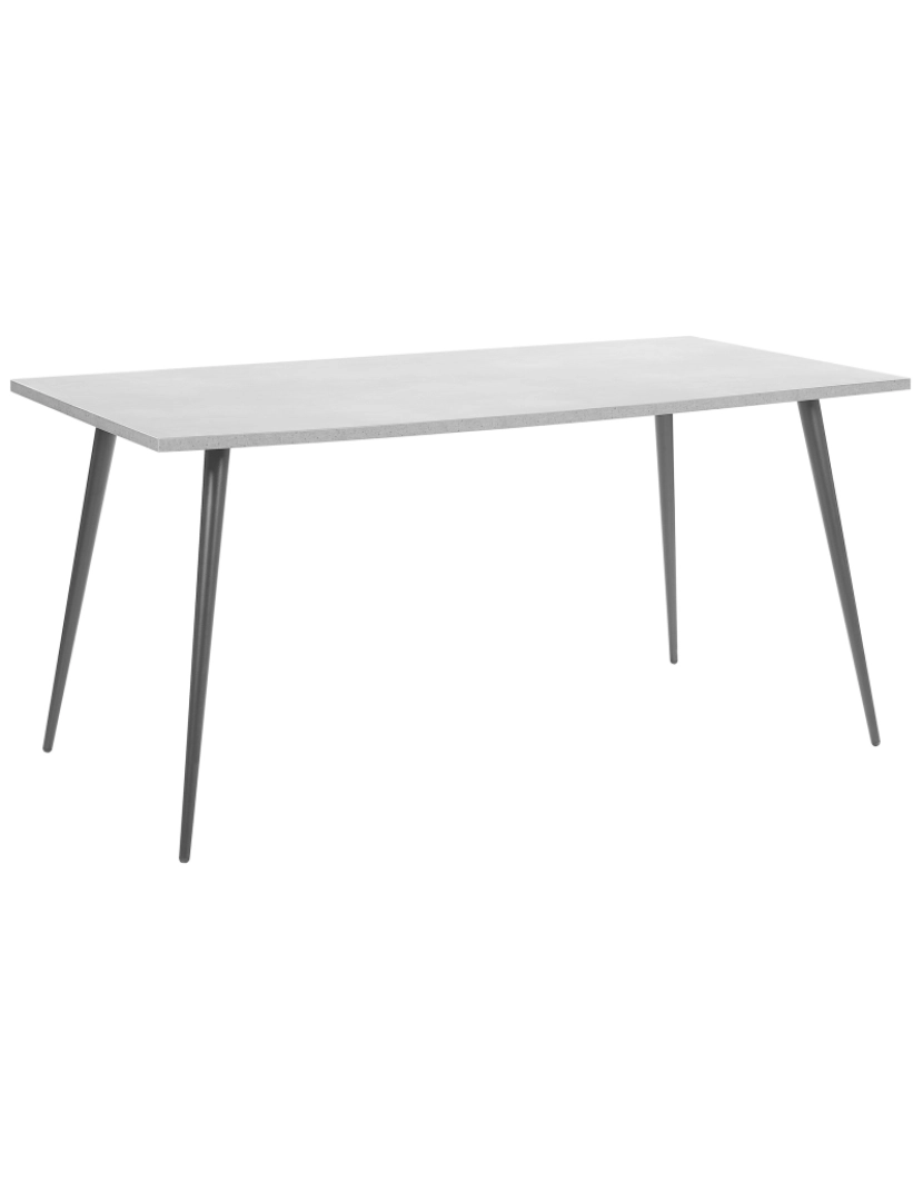 imagem de Mesa de Jantar com efeito de concreto 160 x 80 cm SANTIAGO2