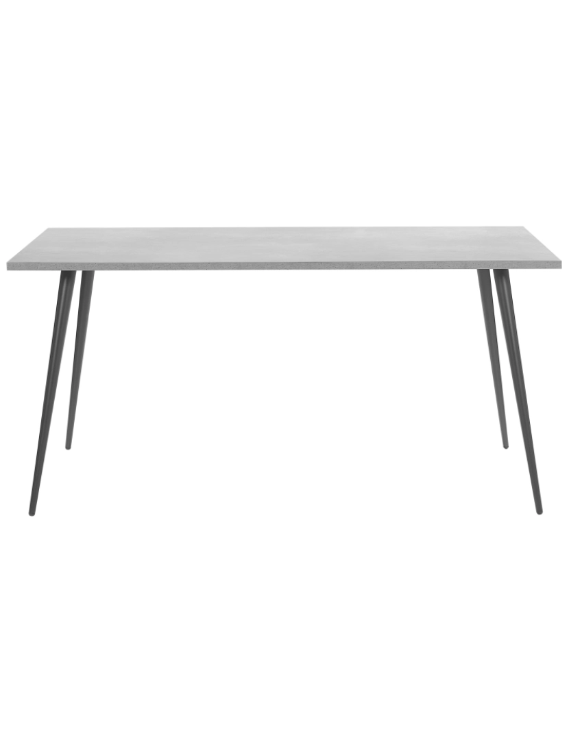 imagem de Mesa de Jantar com efeito de concreto 160 x 80 cm SANTIAGO4