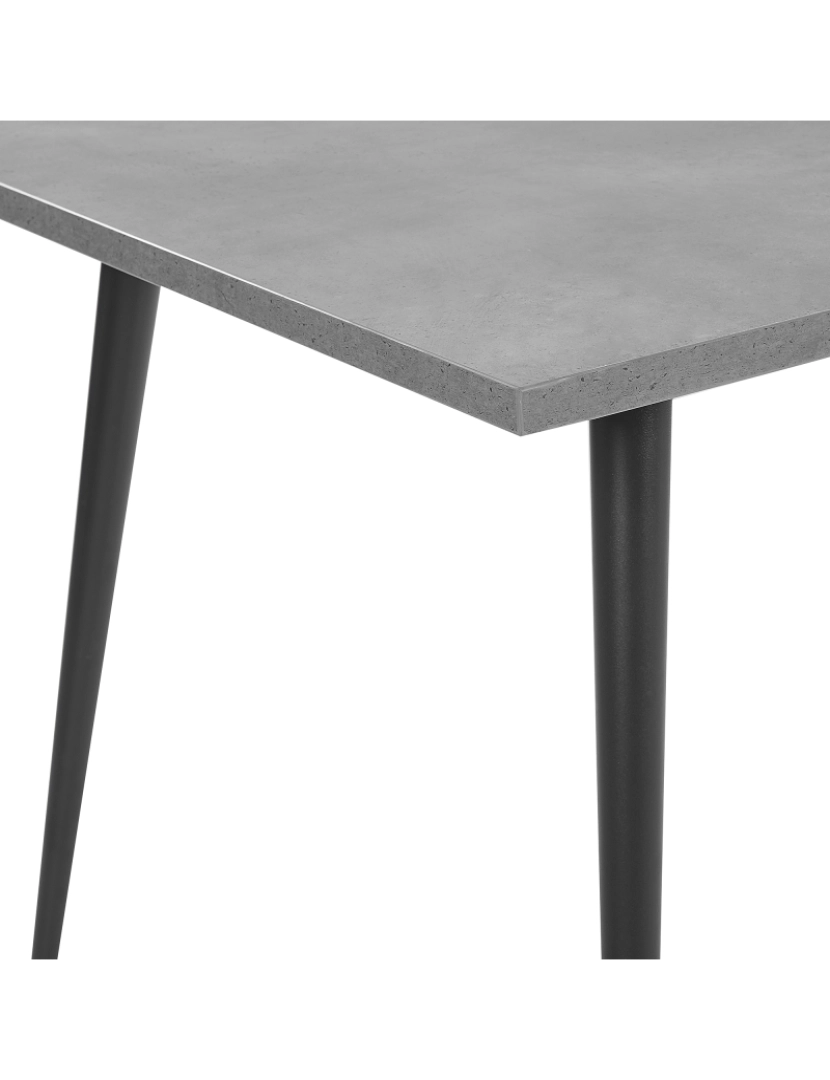 imagem de Mesa de Jantar com efeito de concreto 160 x 80 cm SANTIAGO5