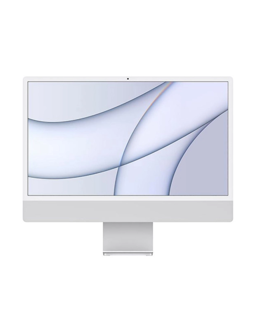 Apple - Apple iMac (Retina 4.5K, 24 2021, 2 TBT3 + 2 USB-C, M1) Grau A+