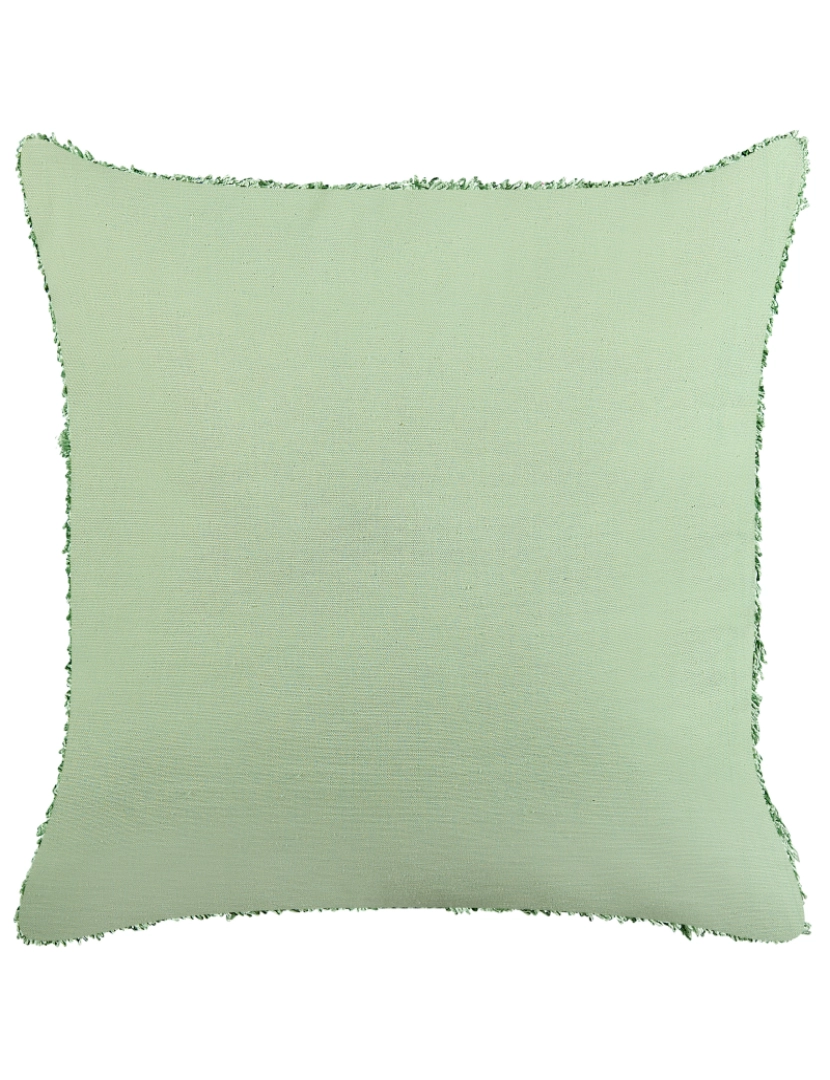 imagem de Almofada decorativa Tufado Algodão Verde claro RHOEO 45 x 45 cm4