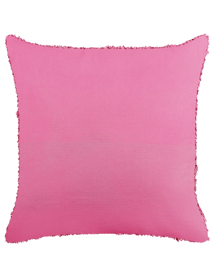 imagem de Conjunto de 2 almofadas Tufado Algodão Rosa RHOEO 45 x 45 cm5