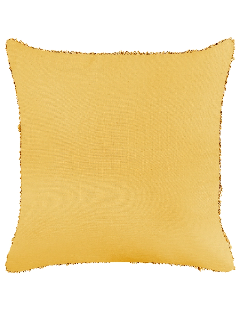 imagem de Conjunto de 2 almofadas Tufado Algodão Amarelo RHOEO 45 x 45 cm5