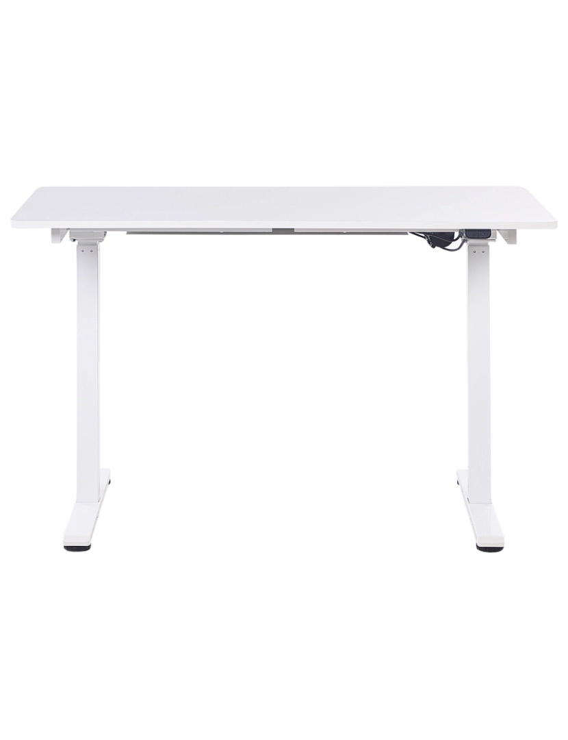 imagem de Secretária elevatória electricamente Elétrico 120 x 60 cm Branco GRIFTON4