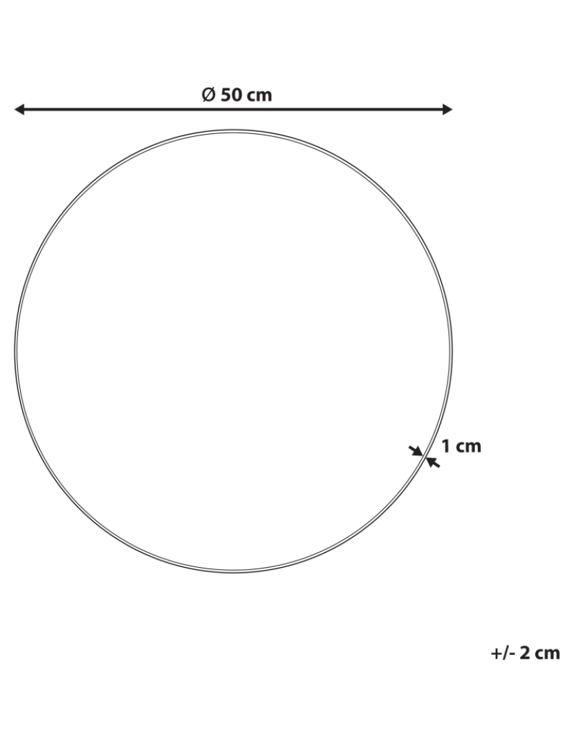 imagem de Espelho 50 cm Prateado AGEN3