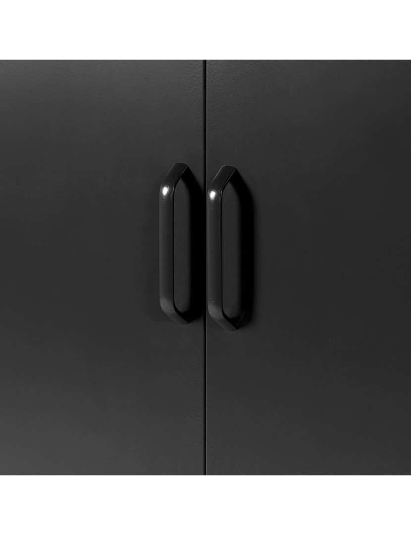 imagem de Armário de metal preto com 2 portas 171 cm VARNA7