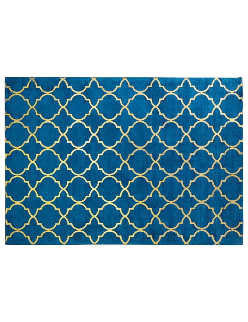 imagem de Tapete em viscose azul 160 x 230 cm YELKI2