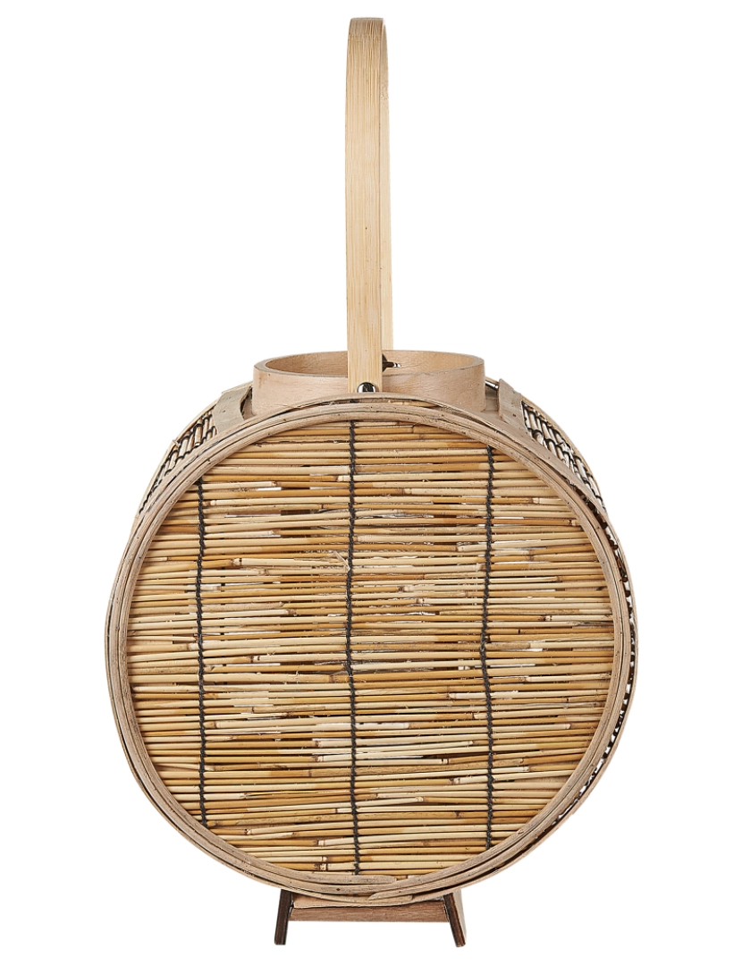 imagem de Lanterna de rattan cor natural 30 cm BISTAL4