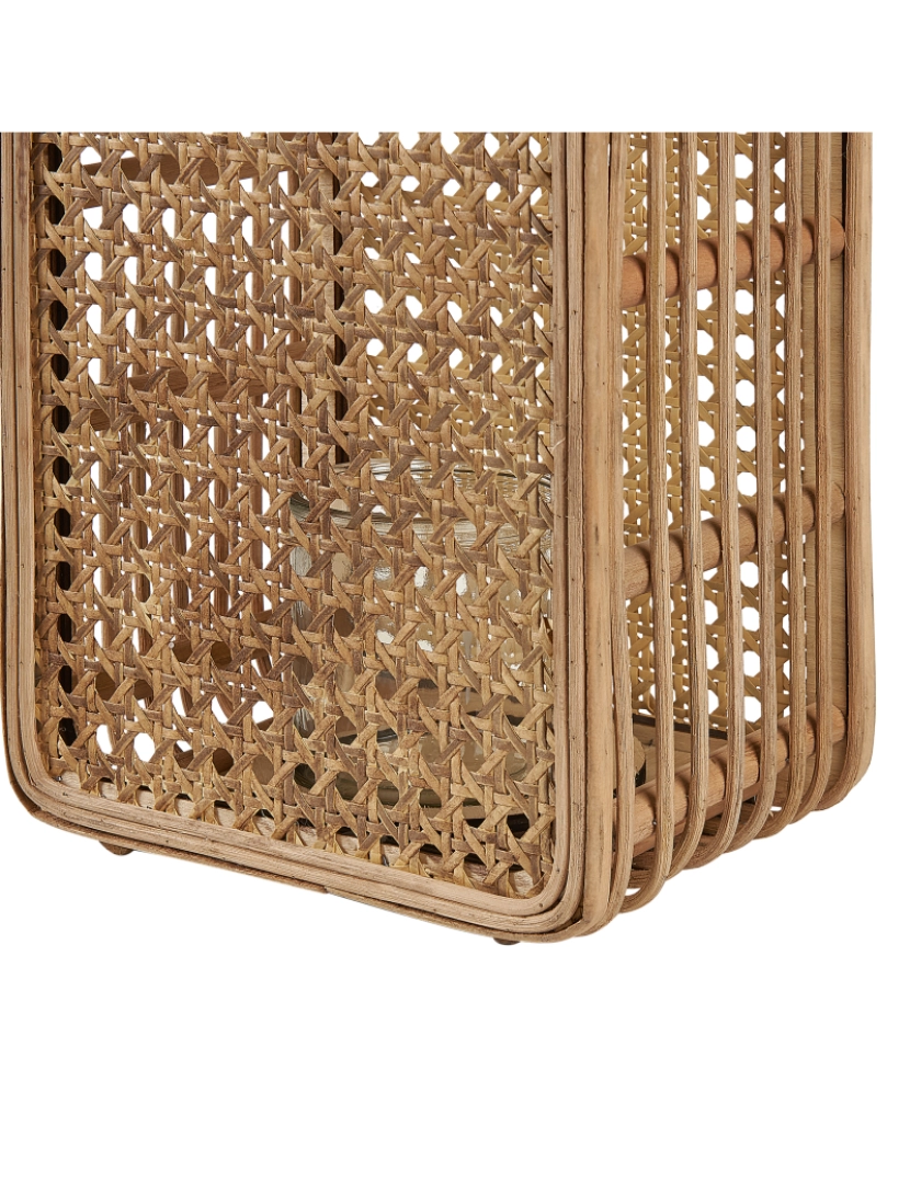 imagem de Lanterna de rattan cor natural 28 cm BANTUL6