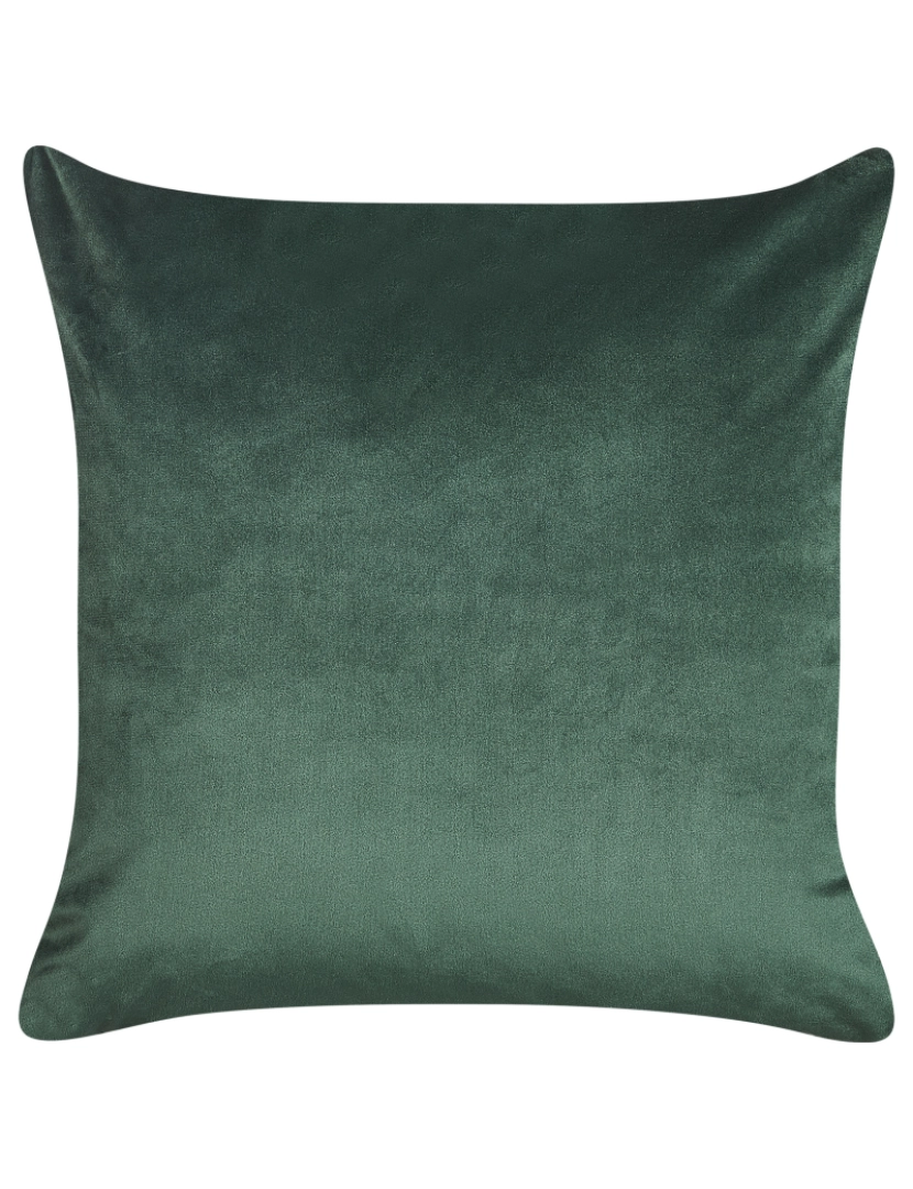 imagem de Conjunto de 2 almofadas Veludo Verde esmeralda DAFFODIL 45 x 45 cm5