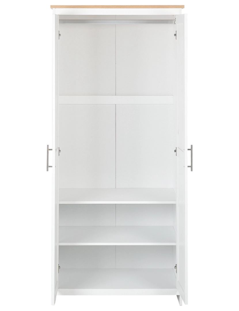 imagem de Roupeiro com 2 portas branco 180 cm SELLIN5