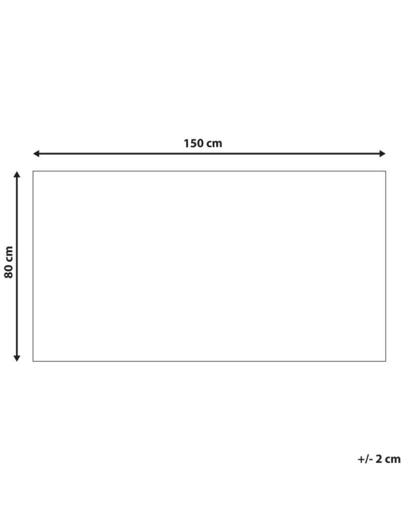 Beliani - Tapete de lã creme claro 80 x 150 cm LAPSEKI