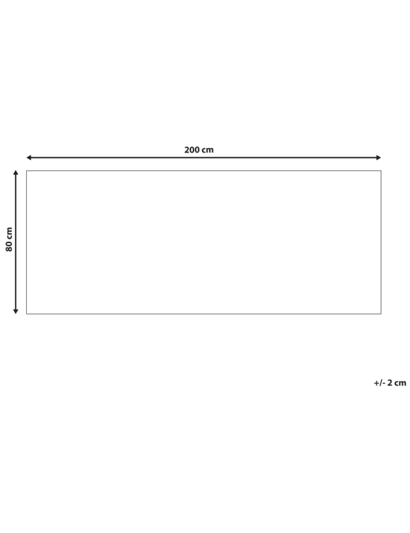 Beliani - Tapete creme 80 x 200 cm KADAYAL