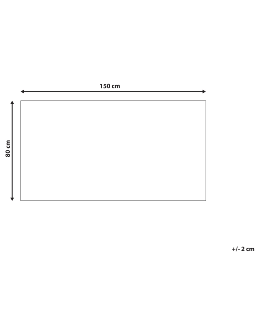 Beliani - Tapete de lã laranja e creme 80 x 150 cm ADILCEVAZ