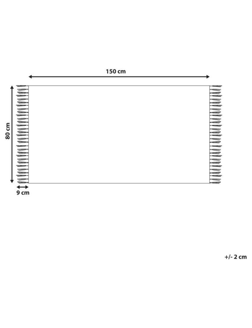 Beliani - Tapete em viscose cinzento escuro 80 x 150 cm HANLI