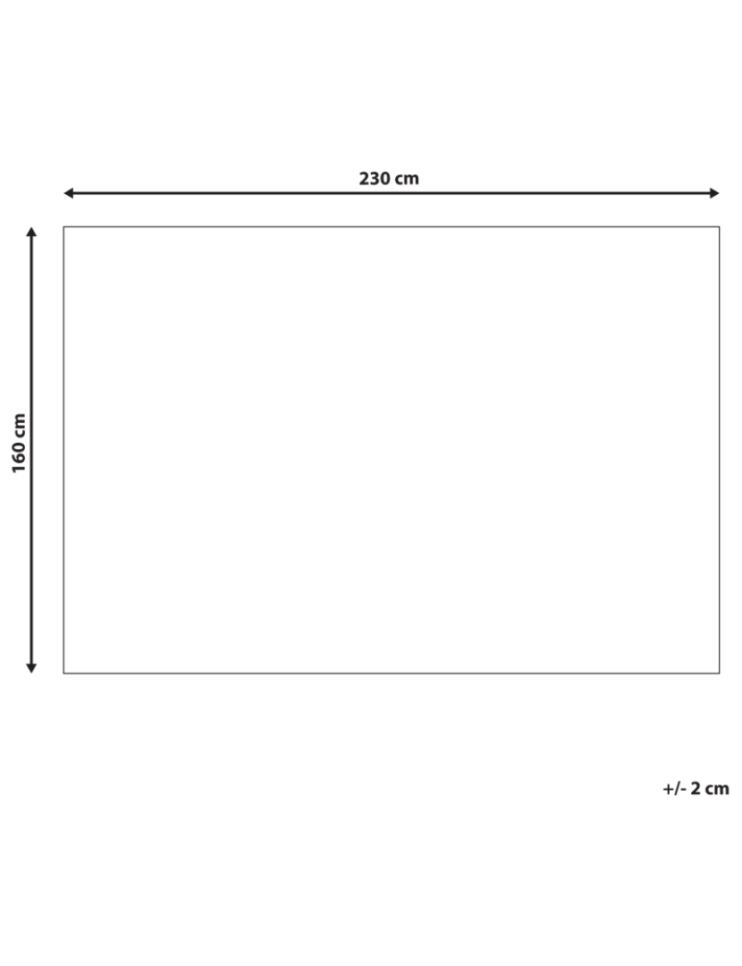 Beliani - Tapete cinzento escuro 160 x 230 cm KILIS