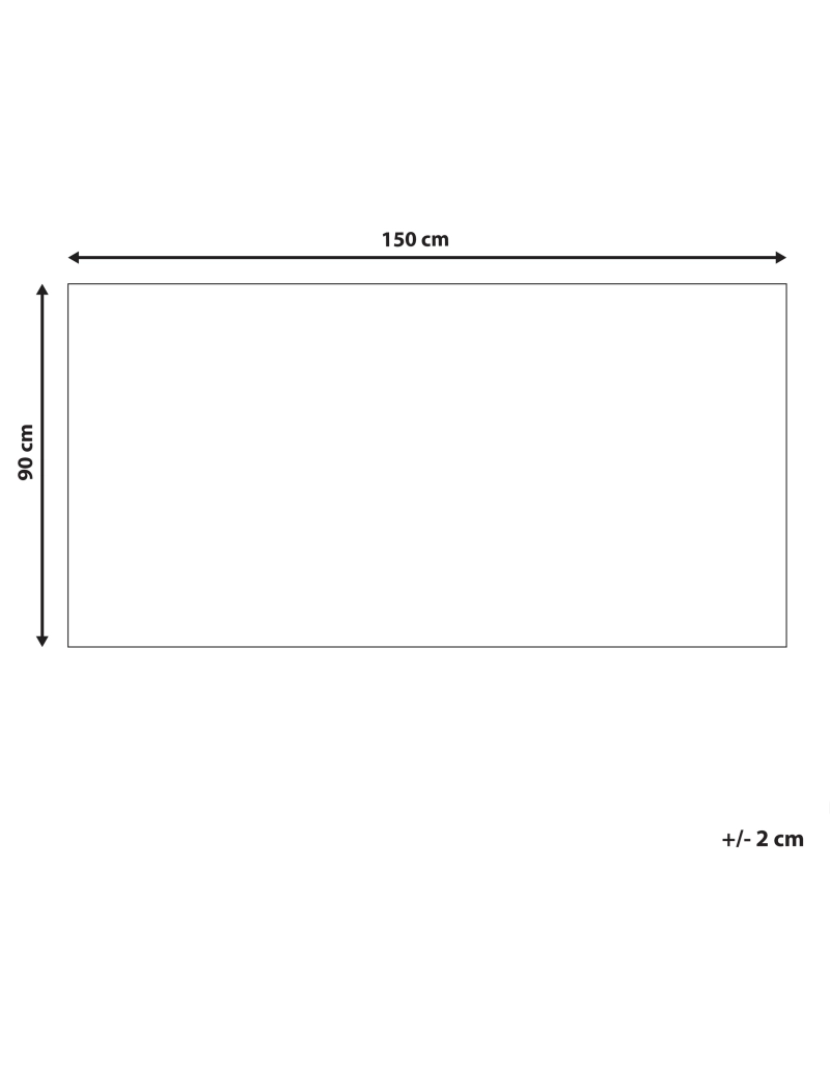 Beliani - Tapete de exterior verde 90 x 150 cm SIKAR