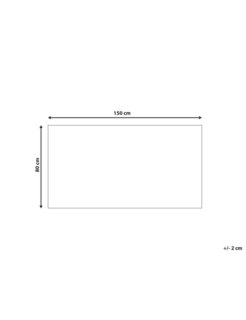 Beliani - Tapete cinzento e creme 80 x 150 cm EDREMIT