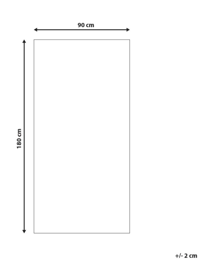 imagem de Tapete de exterior verde 90 x 180 cm ROHTAK1