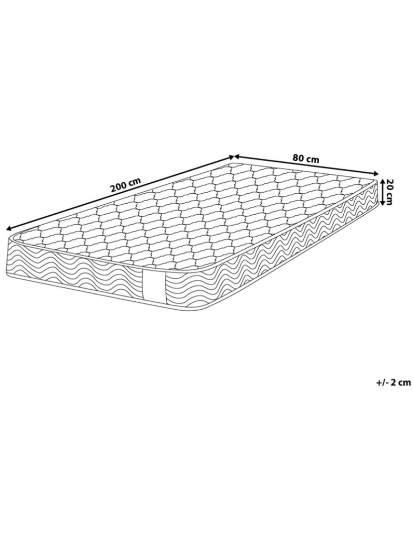 imagem de Colchão de molas 80 x 200 cm Tamanhos Diversos1