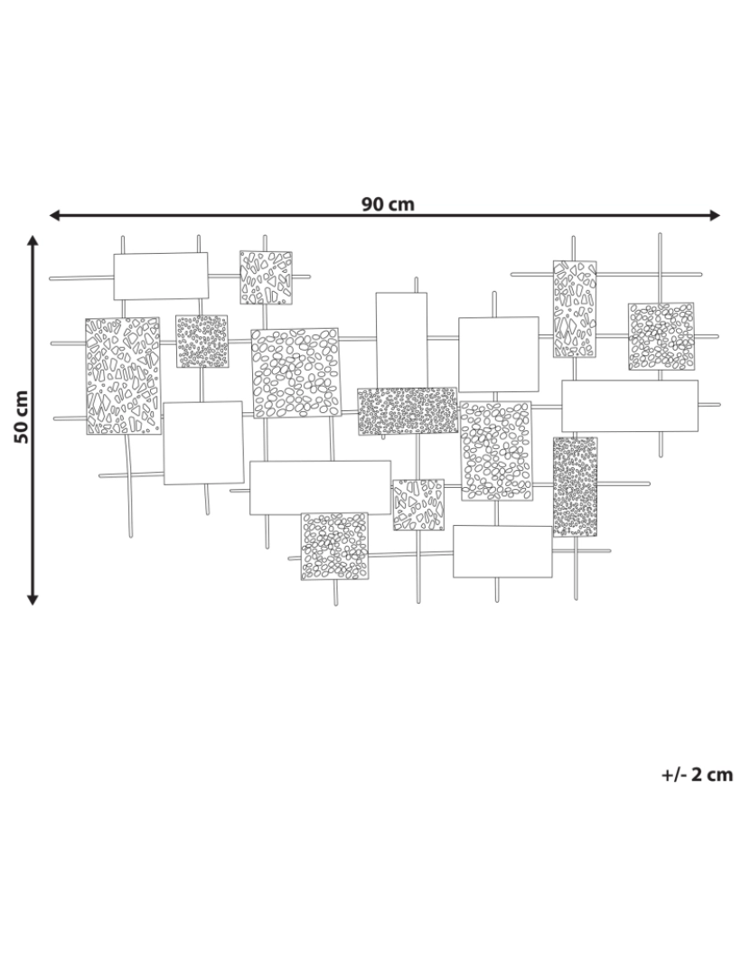 imagem de Decoração de parede dourada ASTATINE1