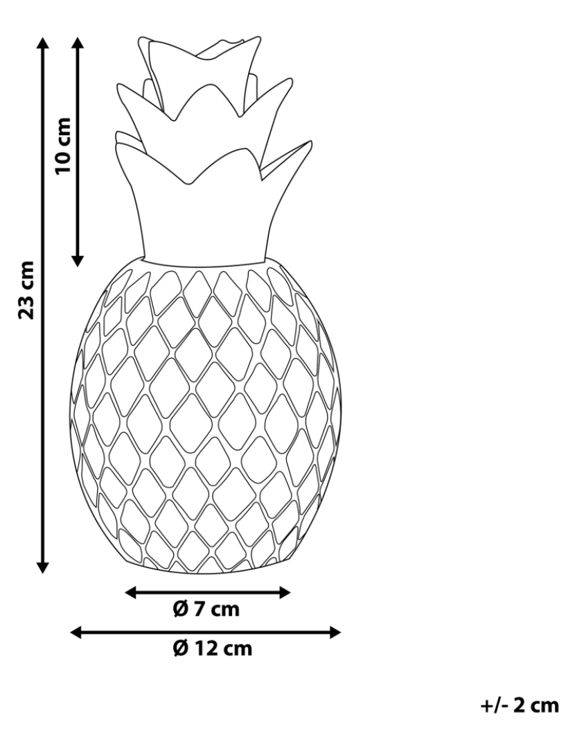 imagem de Estatueta decorativa dourada TYANA1