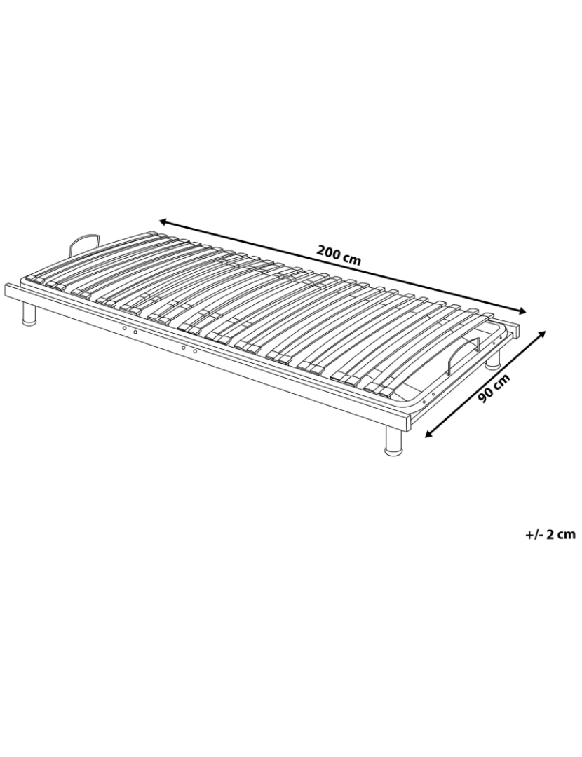 imagem de Estrado ajustável 90 x 200 cm COMFORT1