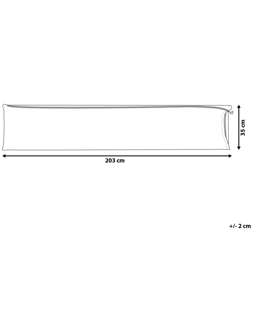 Beliani - Capa impermeável para guarda-sóis RAVENNA, ASTI II 203 x 35 cm CHUVA